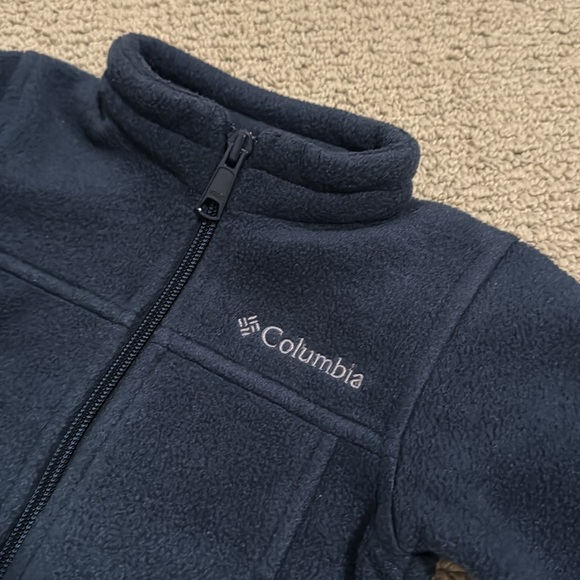 Columbia Baby Fleece Jacket, Navy, 6-12M - Picture 2 of 4